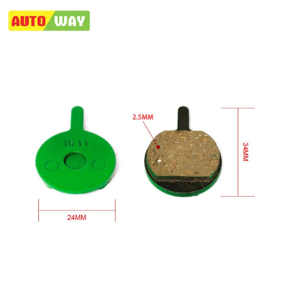 2 пары велосипедных керамических дисковых тормозных колодок для PROMAX DC400/DC610/DC610J велосипедный тормоз для горного велосипеда