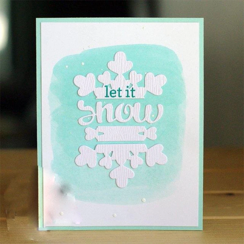 Украшения для скрапбукинга Снежный мир JOY веселые металлические режущие головки