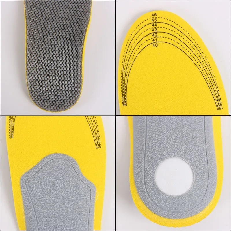 Дышащие ортопедические стельки для женщин и мужчин обуви поддерживающие арку