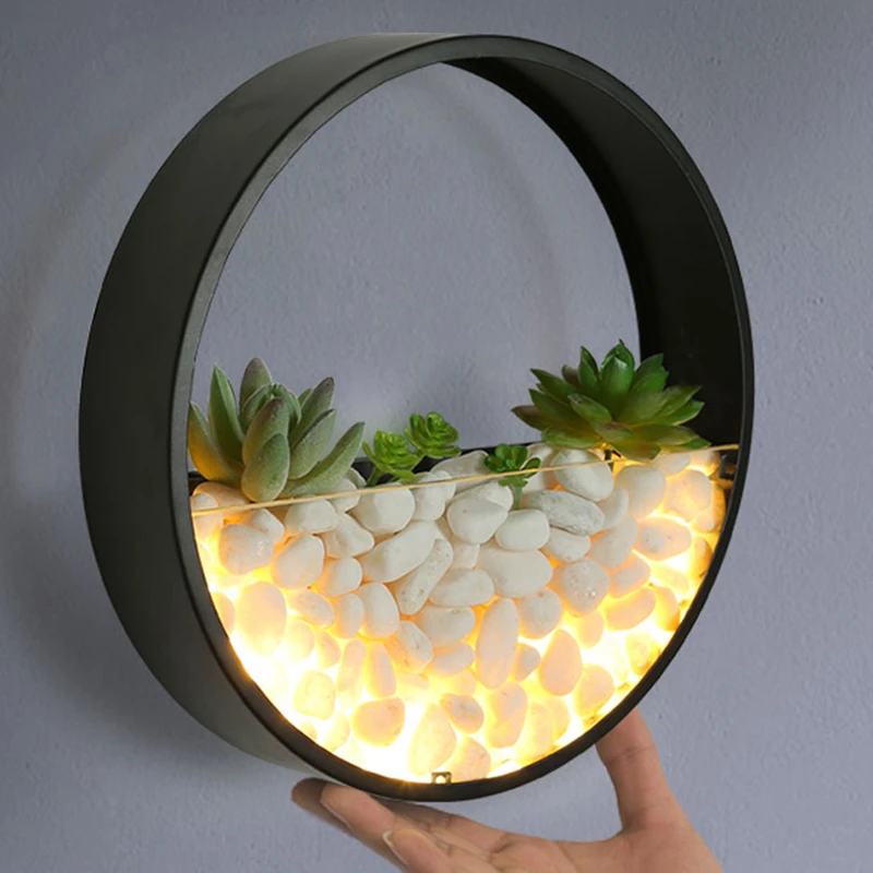 Современный светодиодный настенный светильник круглый для спальни гостиной