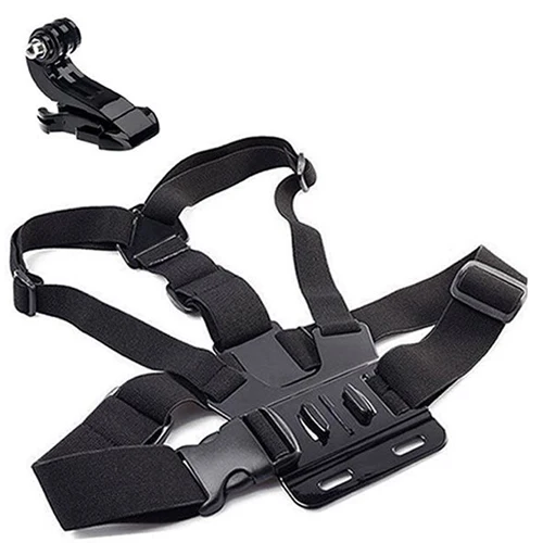 9 в 1 комплект аксессуаров Телескопический монопод + нагрудный ремень для GoPro HD Hero 3