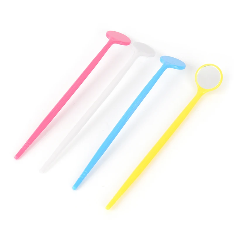 

Colorful Dental Tooth Mirror Cute Cheap Produtos Odontologicos Dentist Tools Plastic Dental Mirror