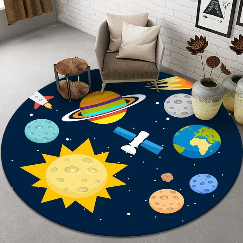 Mat Uk Flag Football Circle Rug