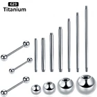 Серьги-гвоздики из титана G23, 10 шт.