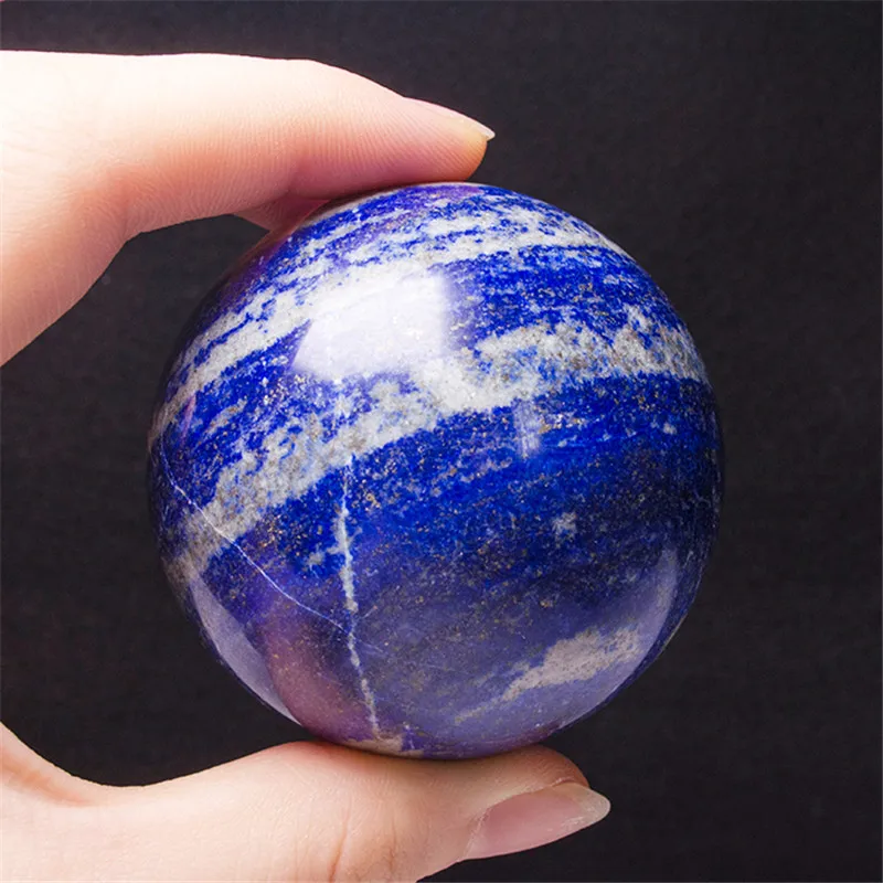1pc 40mm 50mm 60mm 70mm Natural Polished Lapis Lazuli Crystal Quartz ball Sphere for decorative |