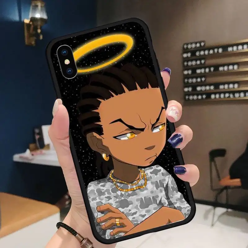 

Huey Freeman Boondocks Phone Case for iPhone 11 12 mini pro XS MAX 8 7 6 6S Plus X 5S SE 2020 XR