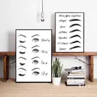 Настенная картина для живописи, абстрактная картина для украшения салона красоты