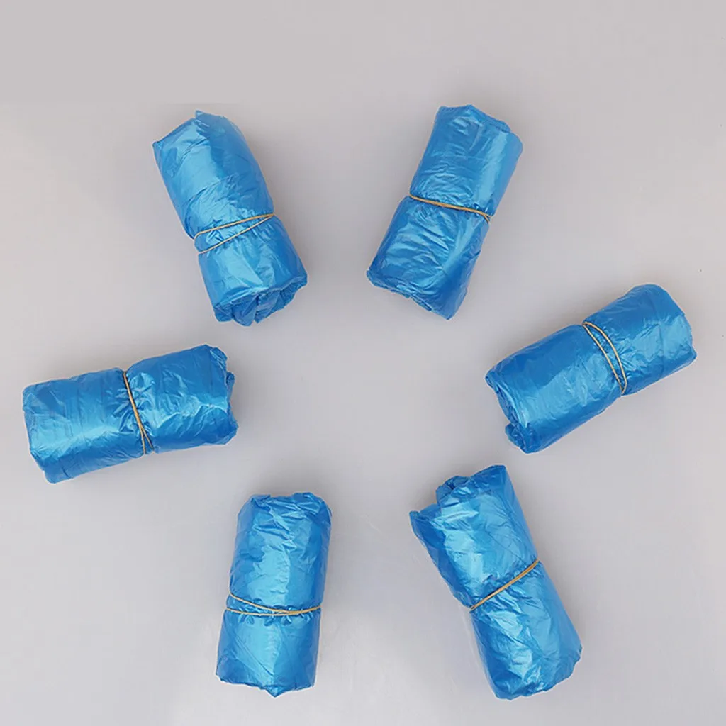 800/100 шт Пластик одноразовые бахилы очистка галоши на открытом воздухе дождливый