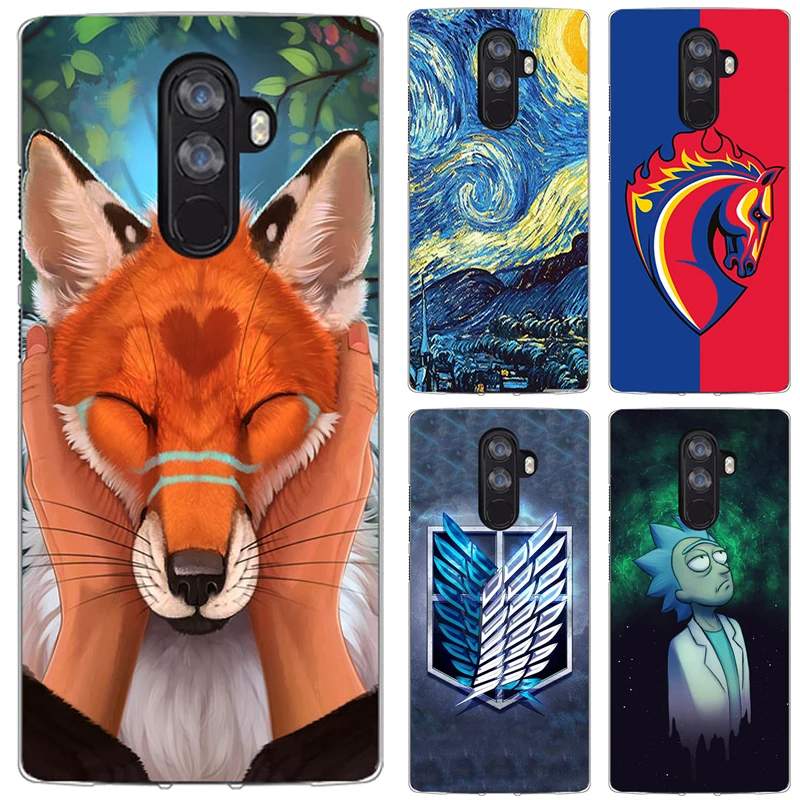 Мультяшный Силиконовый Чехол Для Doogee Mix 2 чехол Обложка красочная картина