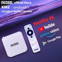 mecool km2 for netflix 4k android tv box amlogic s905x2 2gb ddr4 usb3 0 spdif ethernet wifi prime video hdr 10 widevine l1 tvbox