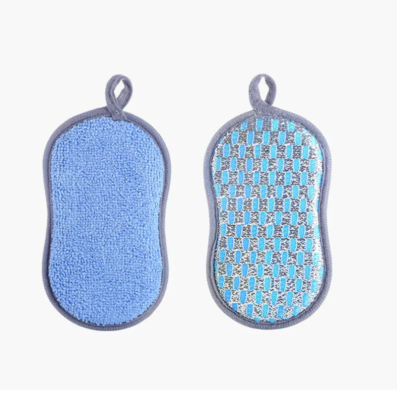 

Двухсторонняя Антимикробная Чистящая губка, 1 шт., меламиновая кухонная губка для мытья посуды, щетка для чистки сковороды