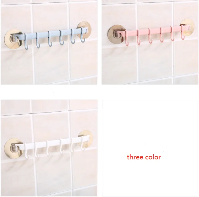 

Wall Hanger Hook Hanger Organizer Stronger Adhesive Wall Sucker Heavy Furniture Bathroom Wall Wood Hangers for Kitchen Bags Set
