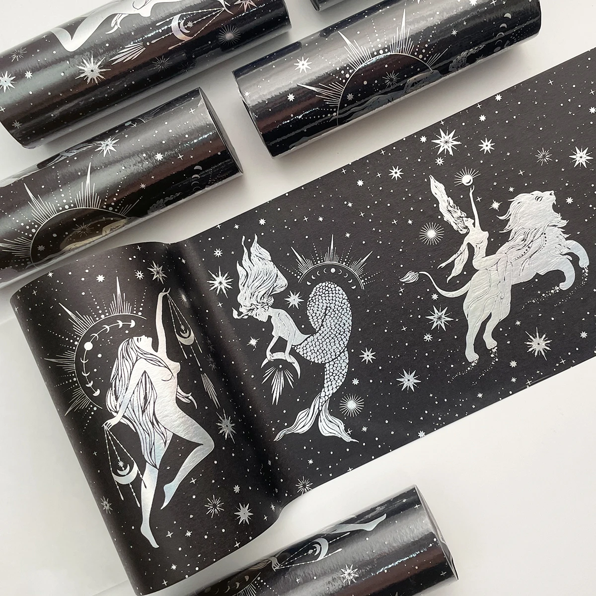 Золотая Васи-лента с созвездиями для девушек Маскировочная лента декоративная