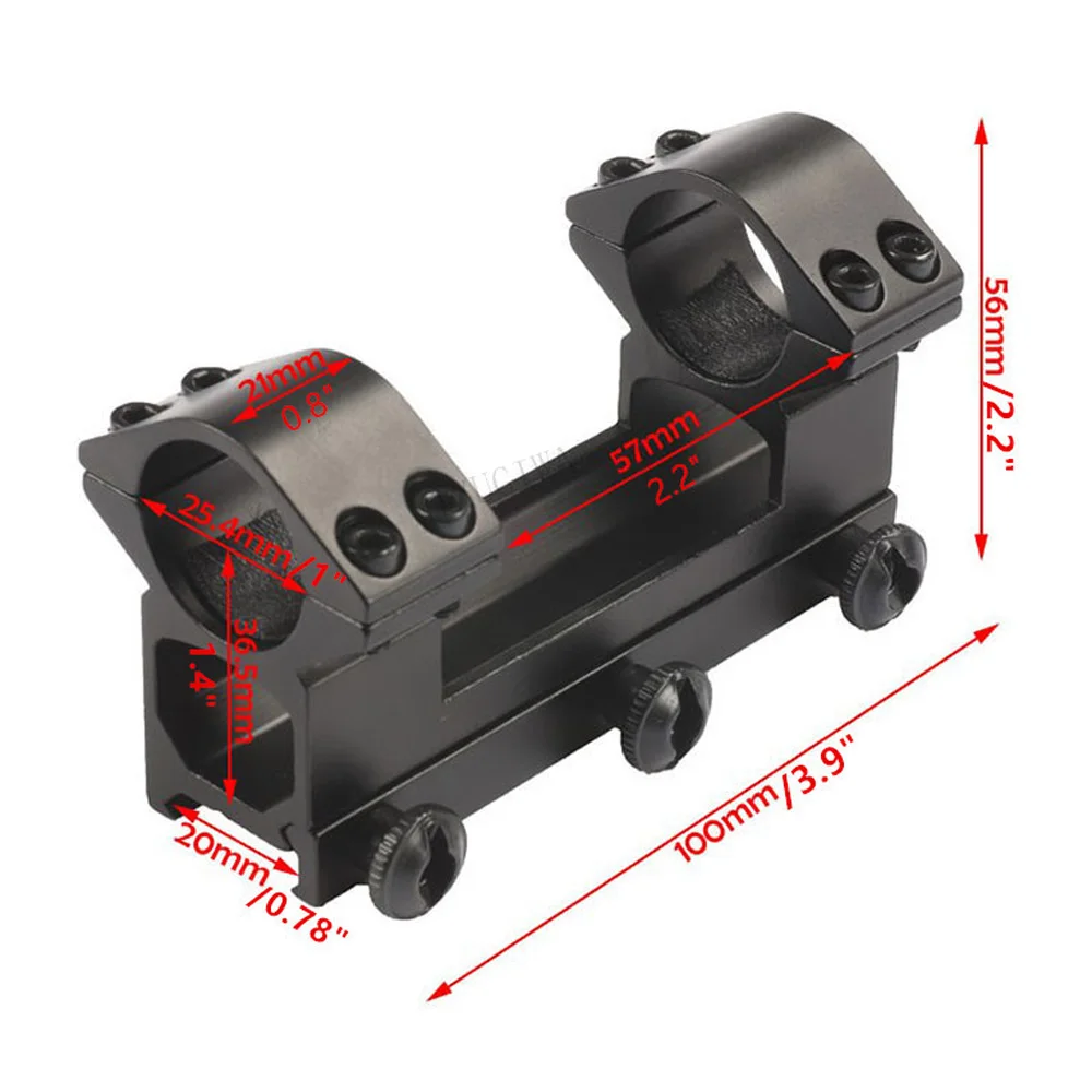 Крепление для прицела цельное Высокопрочное магнитное пневматическое Ружье 25 4