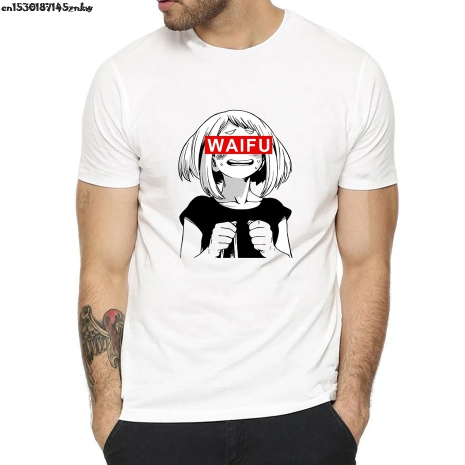Boku No Hero Academia Cosplay Waifu T Shirts Man Clothing Funny Cartoon My Print Japanese Anime T-shirt Male P37 | Мужская одежда