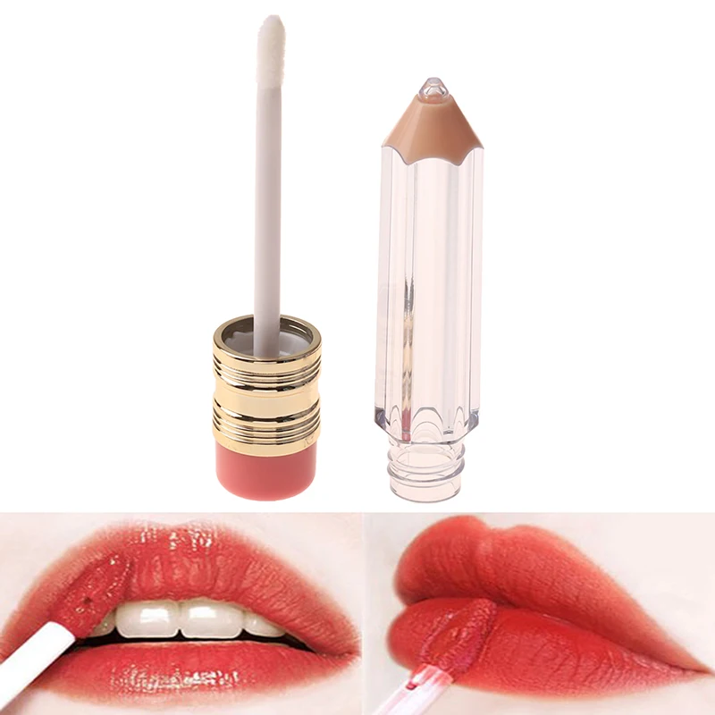 

5ml Empty Lip Gloss Tube Container Clear Lip Balm Tubes Pencil Shape Lipstick Fashion Refillable Bottles Lipgloss Bottles