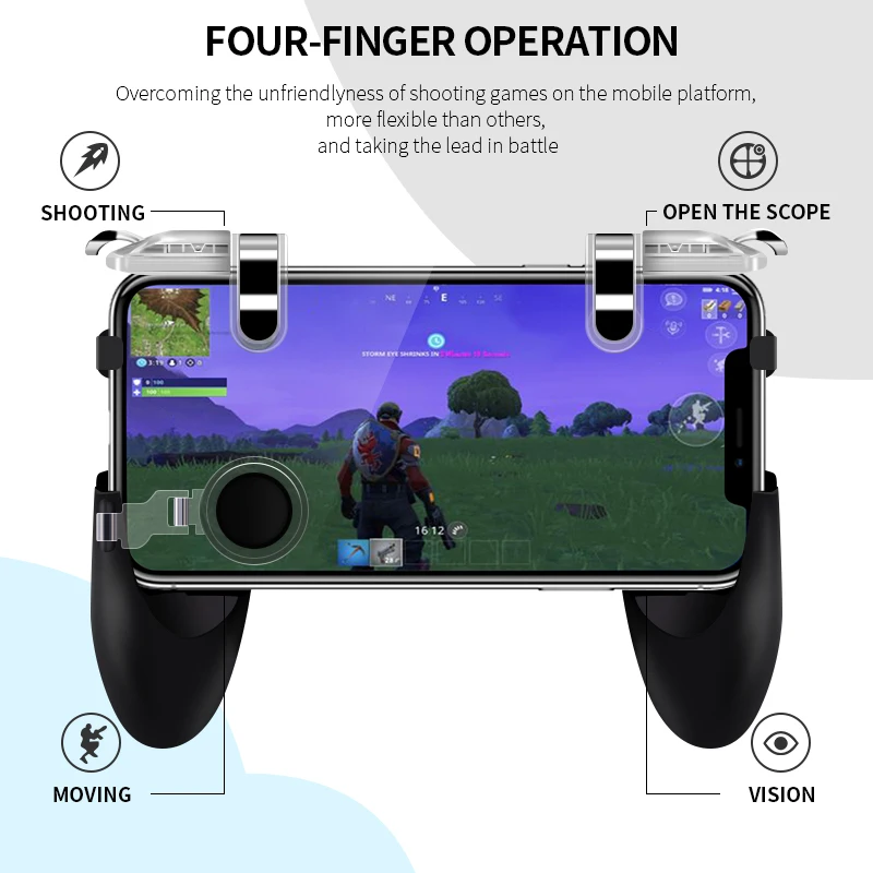 Data Frog L1 R1 триггер для PUBG мобильный игровой контроллер геймпад Кнопка огня