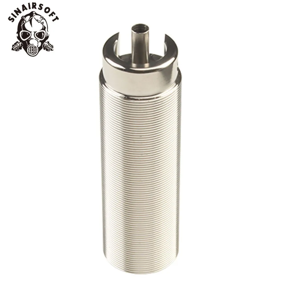 Tune Up Kit Stainless Steel CNC Milled One-piece Solid Cylinder Built-in Head Piston Nozzle Airsoft Paintball | Спорт и развлечения