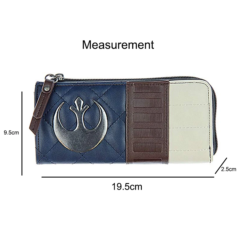 Ziper Around Wallet Star Wars кошелек Mandalorian двухслойный сумка Звездные войны|Мужские