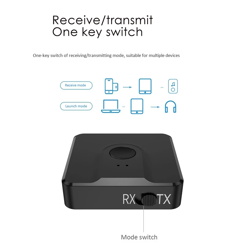 Адаптер аудиоприемника BT-10 совместимый с Bluetooth комбинированный USB-передатчик 5 0