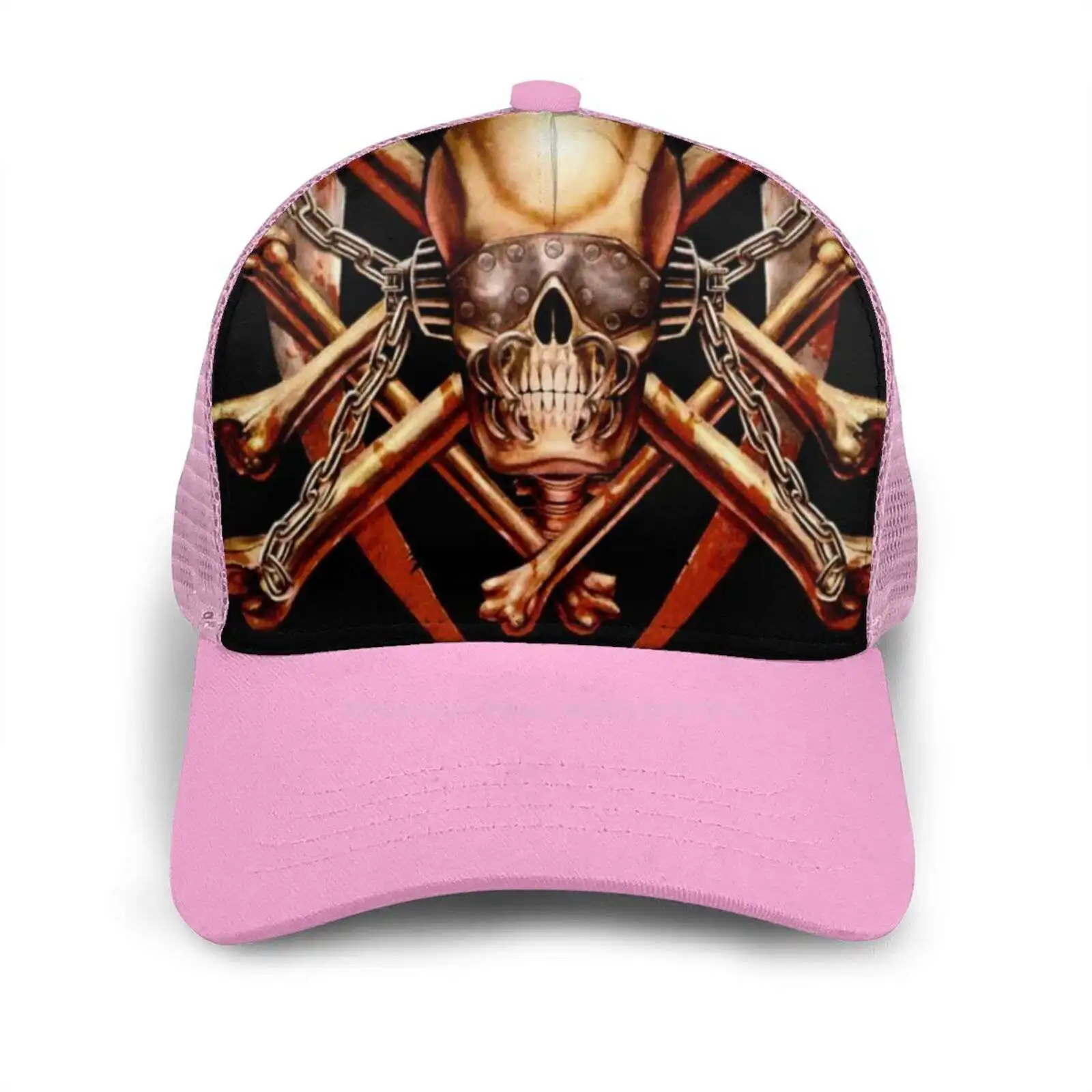 

Flat Cap Curved Hat Mesh Cap