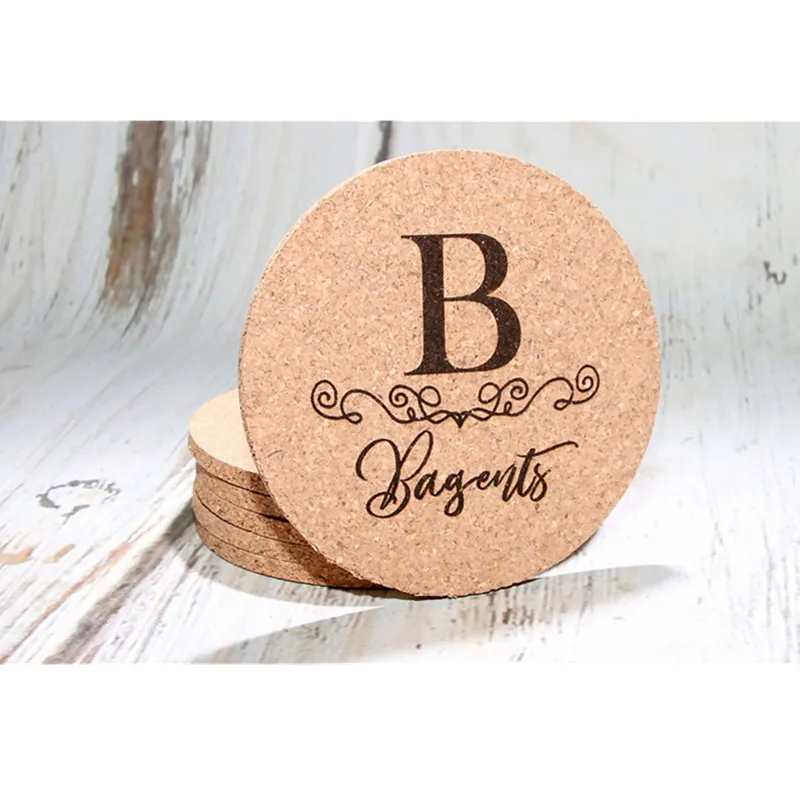 Деревянные подставки с монограммой на заказ именем семьи подарок новоселье