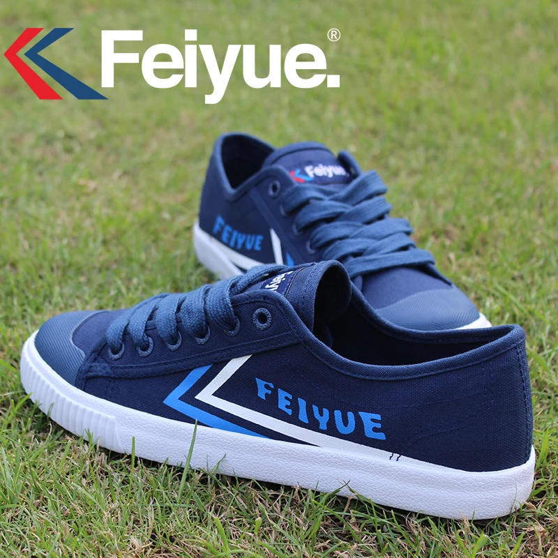 Feiyue/Новинка обувь синего цвета для боевых искусств Цвет Черный Мужская и женская