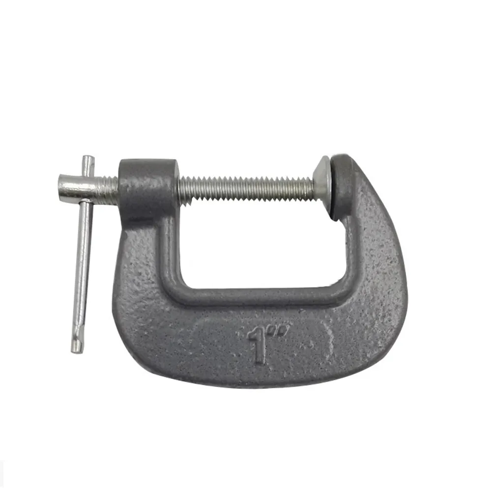 

1inch G Clamp 2pcs Black DIY Handle Tool Heavy Duty Iron Set Wooodworking