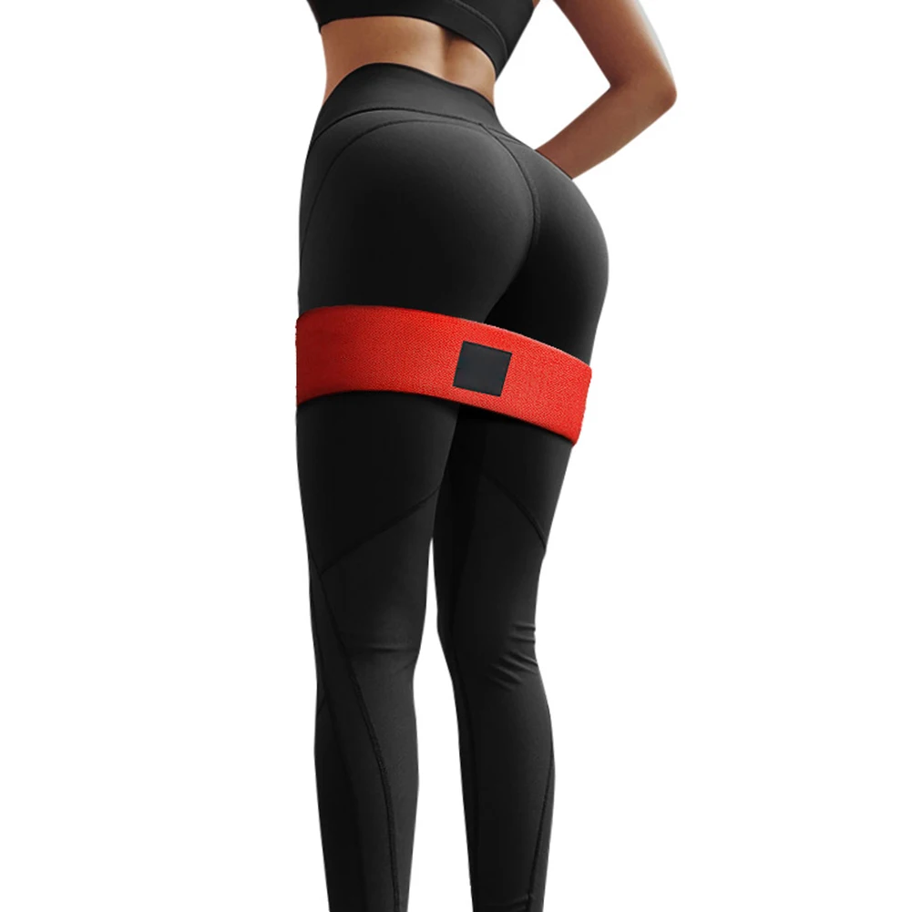 Эспандер на бедрах Нескользящая лента приседание набедренная тяга петля для