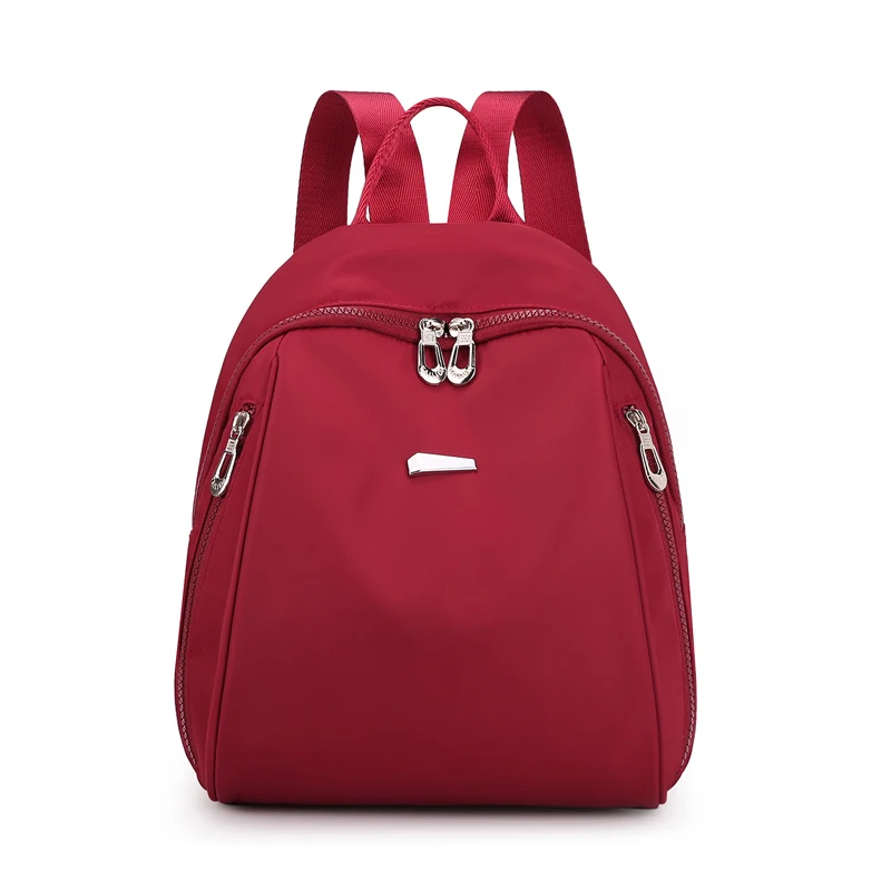 Модный женский роскошный рюкзак с несколькими карманами школьный нейлоновый