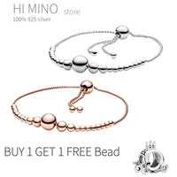 hot sale 100 925 sterling silver bracelet for women fit authentic original pan charm chain snake bracelet classic diy jewelry