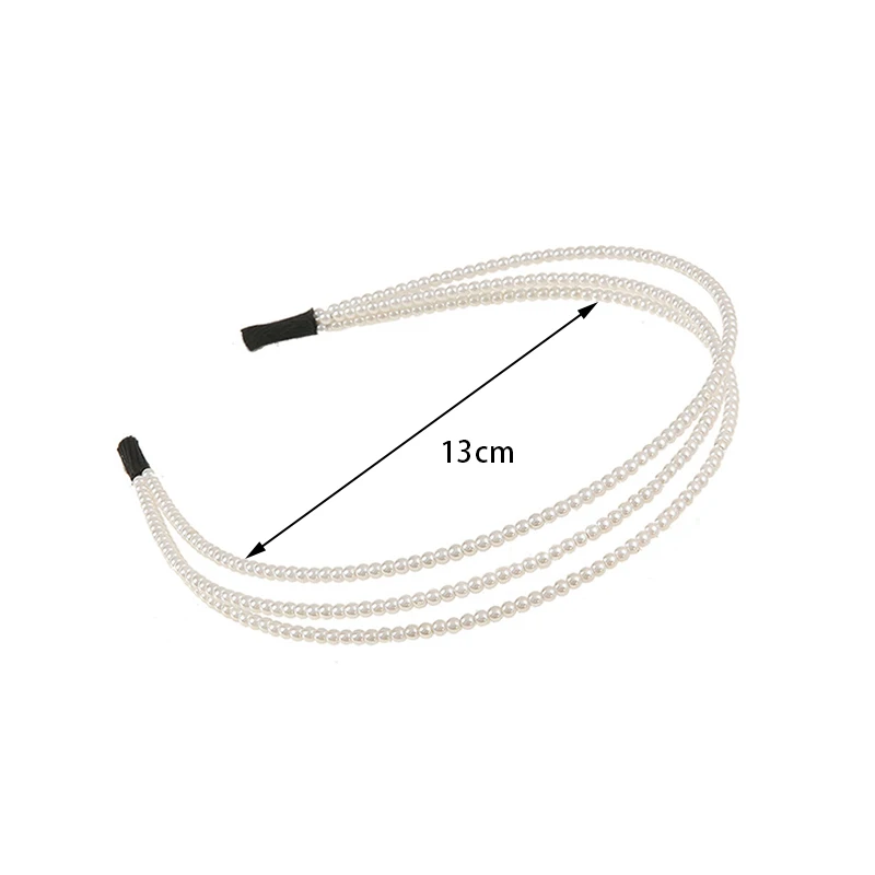 

Elegant Full Pearls Hair Hoop Female Hair Accessories Sweet Fairy Hairbands Pearl Headbands Thin Head Hoop Wedding Jewelry