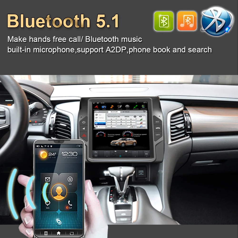 Вертикальный Автомобильный GPS-навигатор в стиле Tesla на Android 9 0 для HONDA AVANCIER 2017-радио