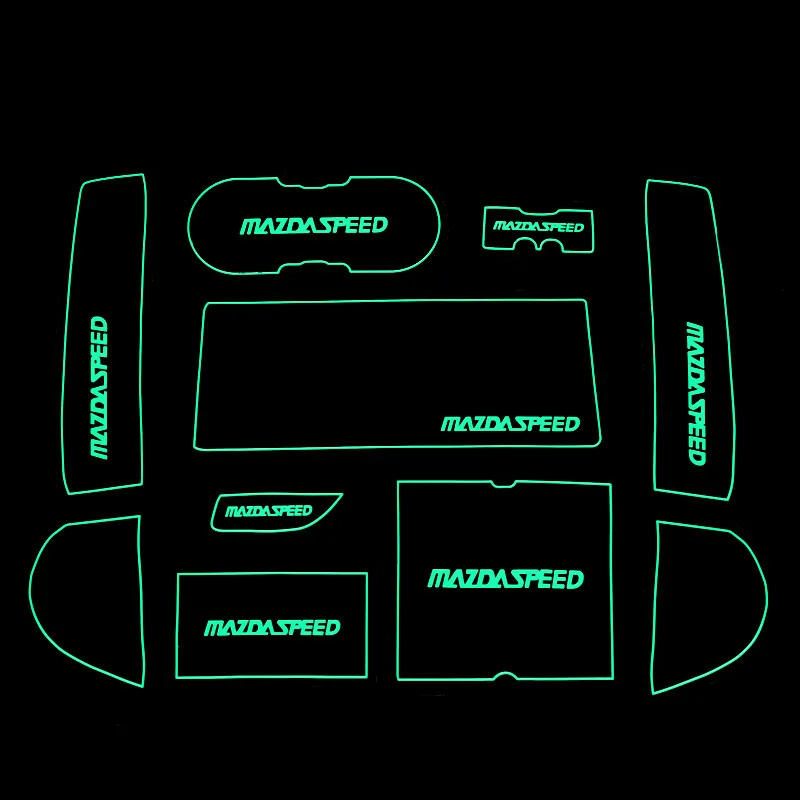 8 шт./компл. автомобильные аксессуары слот для ворот коврик резиновая