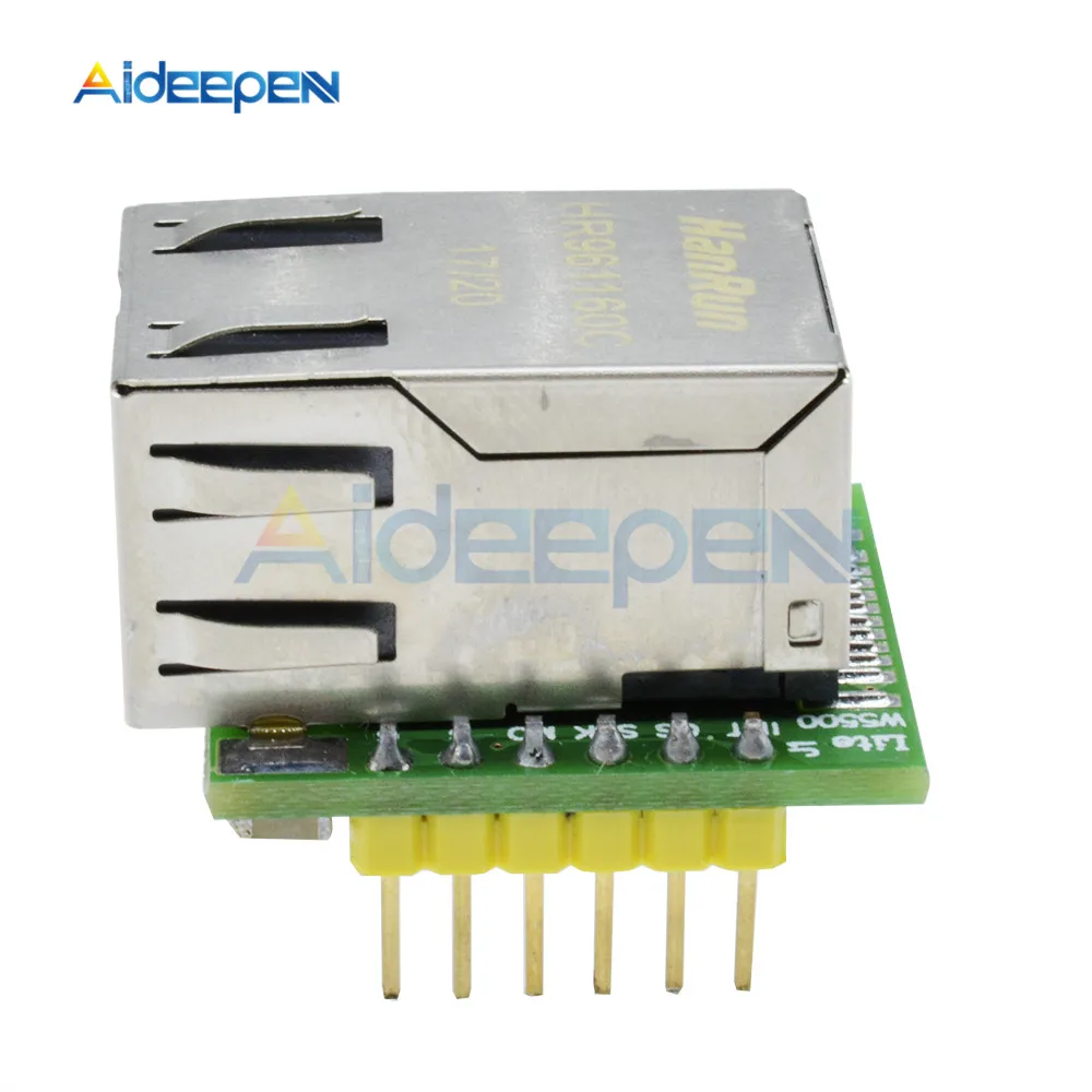 Сетевые модули W5500 Ethernet для интерфейса Arduino TCP/IP 51/STM32 SPI 3 В 5 В|Детали и аксессуары