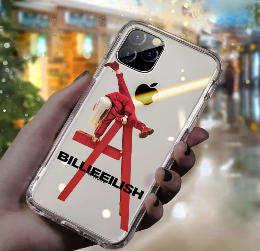 TPU A1043 Billie Eilish наклейки dont smile at me мультфильм чехол для телефона для iPhone 11 pro max 7 5S SE 6 6s 8 7 Plus X XR XS MAX Мягкий ТПУ чехол - Цвет: TPU A1043