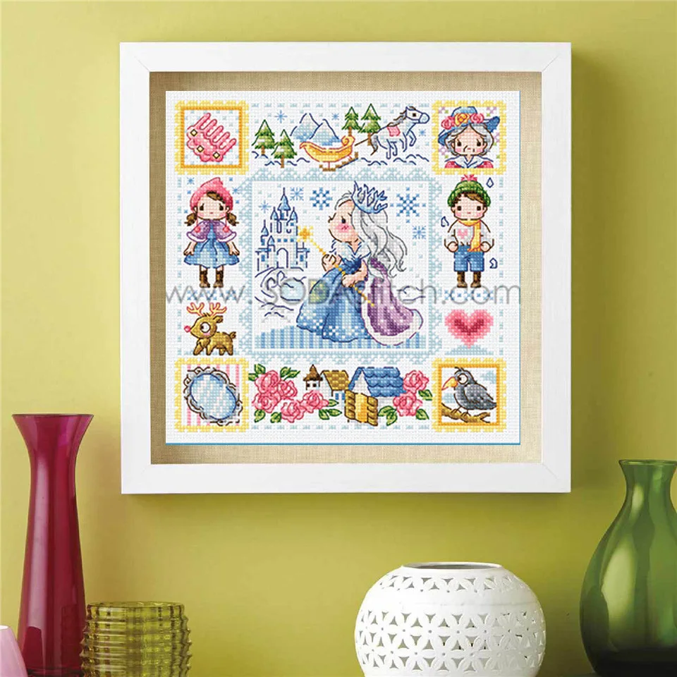 

Cross Stitch Set Chinese Cross-stitch Kit Embroidery Needlework Craft Packages Cotton Fabric Floss New Designs EmbroiderySO3228