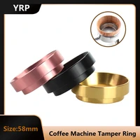 yrp aluminum idr intelligent dosing ring for brewing bowl coffee powder coffee dosing ring 58mm for espresso barista tamper tool