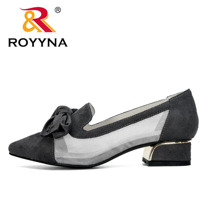 Женские дизайнерские босоножки ROYYNA Босоножки на каблуке с бантом-бабочкой