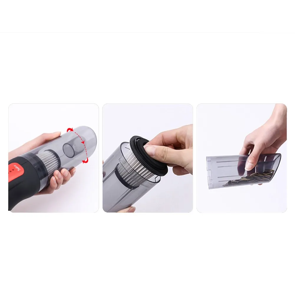 

About 4500PA Vacuum Cleaner DC12V Handheld Household Portable Rechargeable