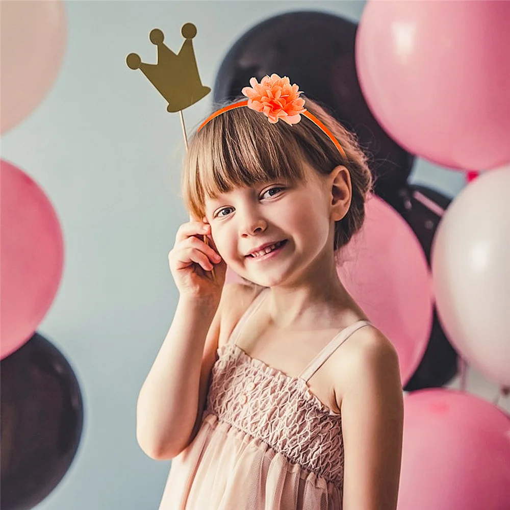 Candygirl 0 5 см однотонный большой цветочный ободок с розами повязка для волос