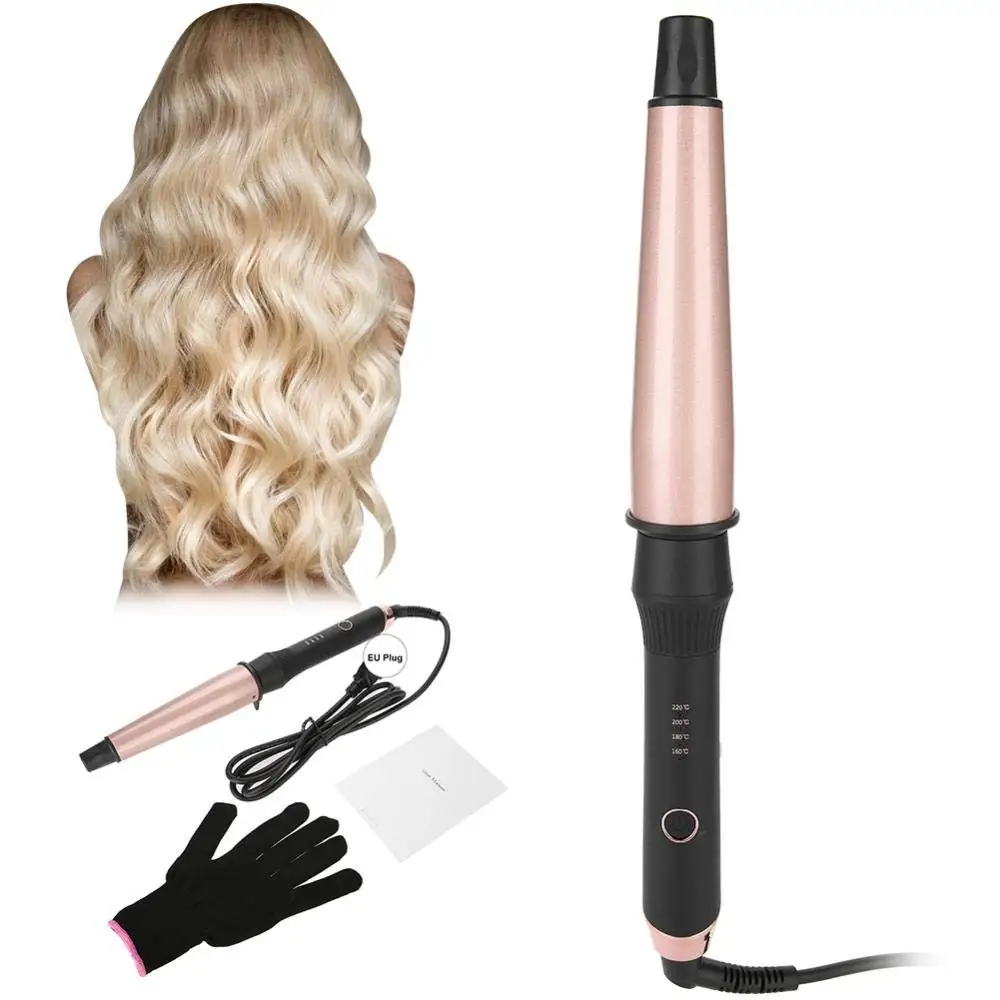 

Automatic Hair Curling Iron Tourmaline Ceramic Barrels Tapered Curl Electric Hair Styling Tool for Women Waver Wand Hair Crimper