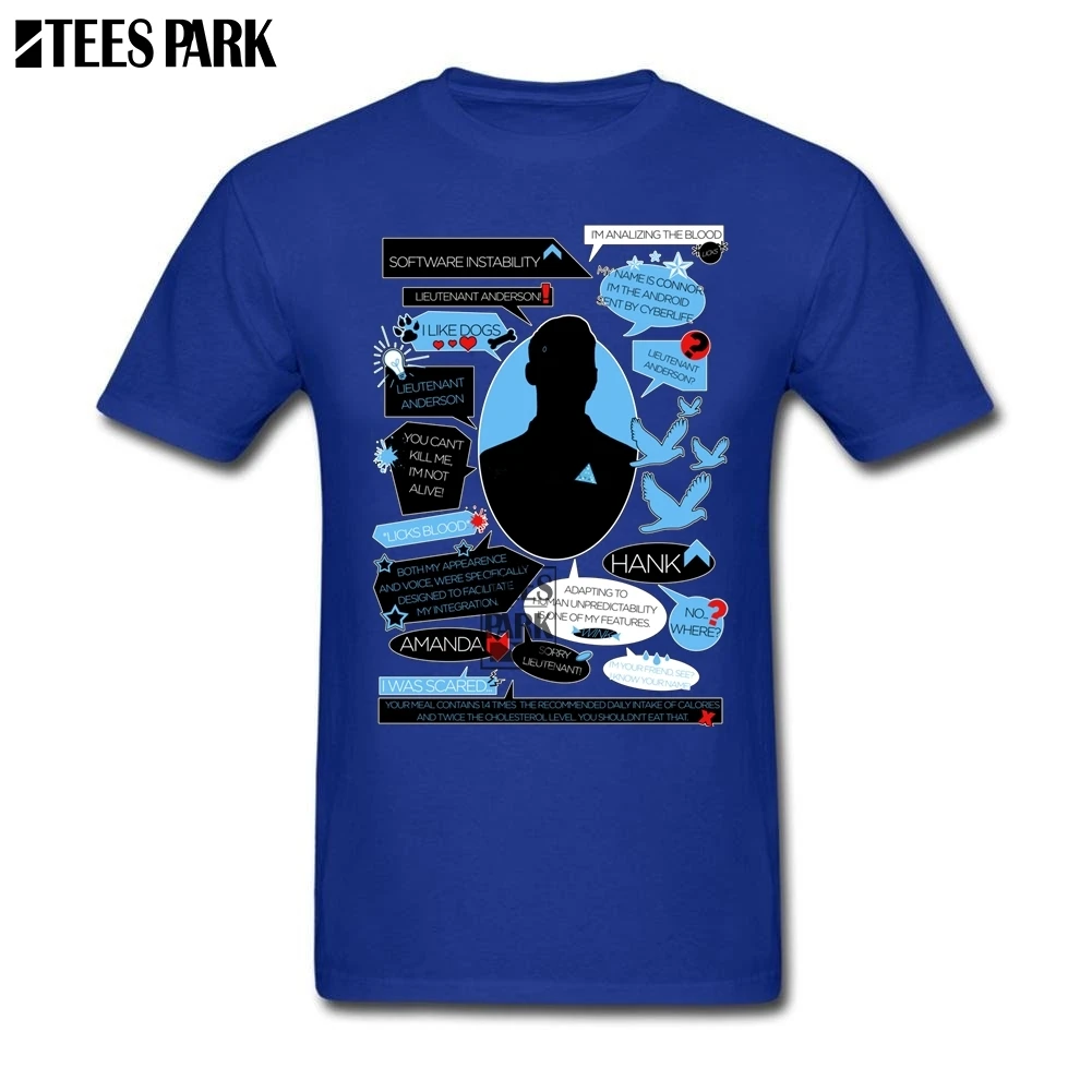 Swea футболки Коннор Цитата Detroit стать человека Забавные 3D Футболка Продвижение