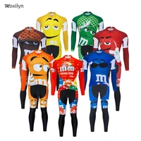 funny novelty long sleeve cycling clothing sets breathable mtb bike clothing mens bicycle clothes ciclismo cycling jersey ct022