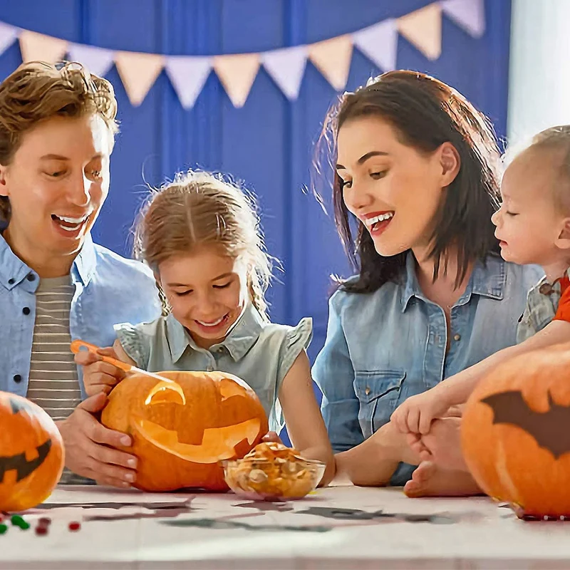 

HOT-Halloween Pumpkin Carving Kit, Halloween Jack-O-Lanterns 13 Piece Professional Pumpkin Cutting Supplies Tools Kit