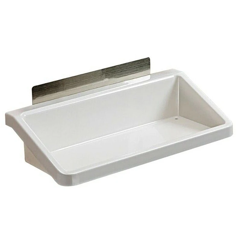 

Plastic Suction Cup Bathroom Kitchen Storage Rack Organizer Wall Shower Shelf