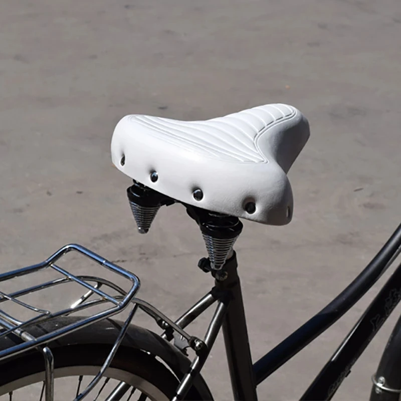 Мягкое широкое утолщенное велосипедное седло удобное Велосипедное Сиденье