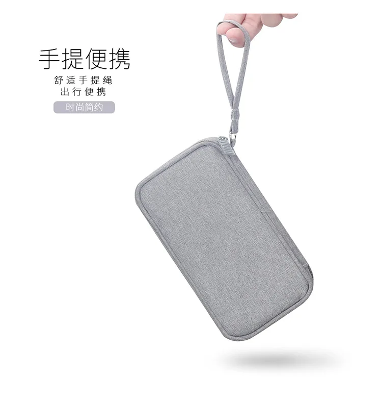 Digital Charger Storage Bag USB Data Cable Organizer Earphone Wire Power Bank Travel Kit Case Pouch Electronics Accessories | Дом и сад