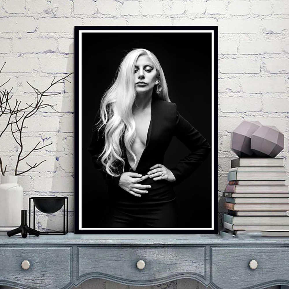 Модульная картина в скандинавском стиле постер Леди Гага поп звезда музыкальный