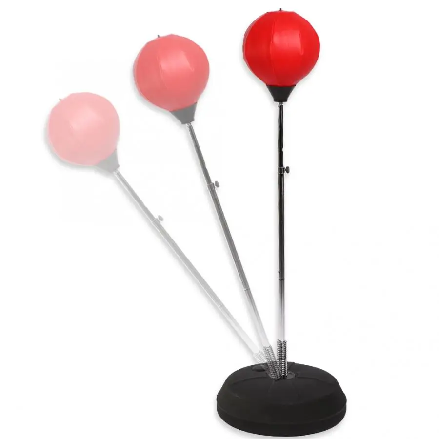 Регулируемый вертикальный бокс мяч Фитнес удар Скорость для взрослых упражнения